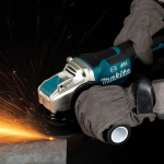 Makita DGA419RTJ MÁY MÀI GÓC DÙNG PIN(100MM/CÔNG TẮC BÓP/ (kèm 02 pin 5.0 + sạc nhanh)
