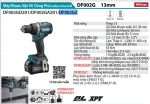 Makita DF002GZ MÁY KHOAN VÀ VẶN VÍT DÙNG PIN(BL)(40V MA (không kèm pin sạc)