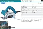 Makita M4101B MÁY CẮT ĐÁ/GẠCH(125MM)