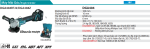 Makita DGA404RTJ2 MÁY MÀI GÓC DÙNG PIN(100MM/CÔNG TẮC TRƯỢT (kèm 02 pin 5.0 + sạc nhanh)