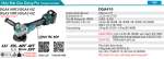 Makita DGA419RTJ MÁY MÀI GÓC DÙNG PIN(100MM/CÔNG TẮC BÓP/ (kèm 02 pin 5.0 + sạc nhanh)