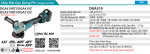 Makita DGA519Z MÁY MÀI GÓC DÙNG PIN(125MM/CÔNG TẮC BÓP/ (không kèm pin sạc)