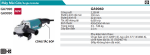 Makita GA9090 máy mài góc 230mm/2200W