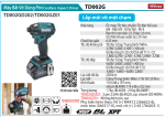 Makita TD002GZ01 MÁY BẮT VÍT DÙNG PIN(BL)(40V MAX) (Chưa kèm pin sạc)